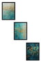 Wallity Huhu485S Pintura Decorativa en MDF con Marco (3 Piezas) 50 x 70 cm